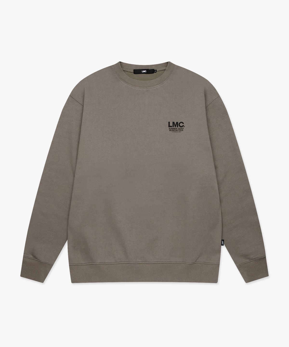 엘엠씨(LMC) SUMMER TEDDY MUSEUM TOUR SWEATSHIRT olive
