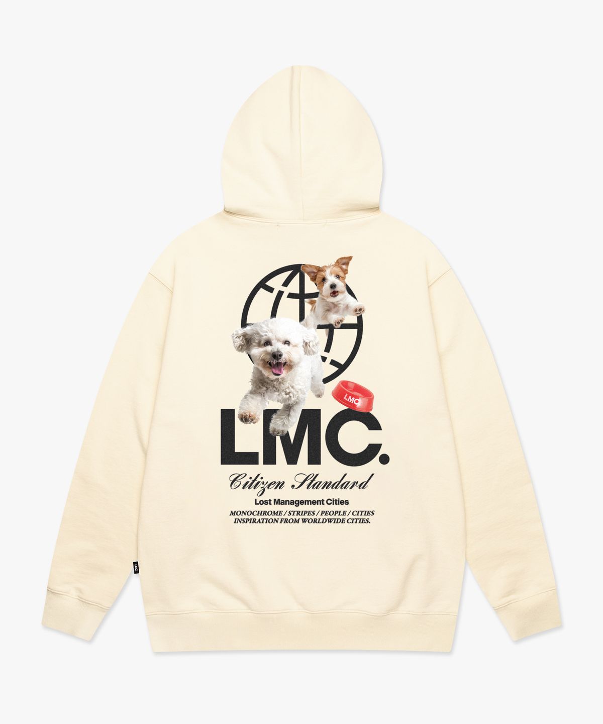 엘엠씨(LMC) FLYING PUPPY HOODIE ivory