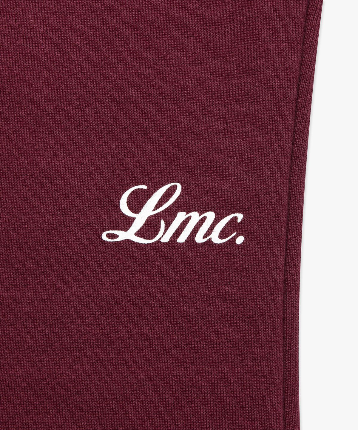 엘엠씨(LMC) WM SHIRRING BOOTS CUT SWEAT PANTS burgundy