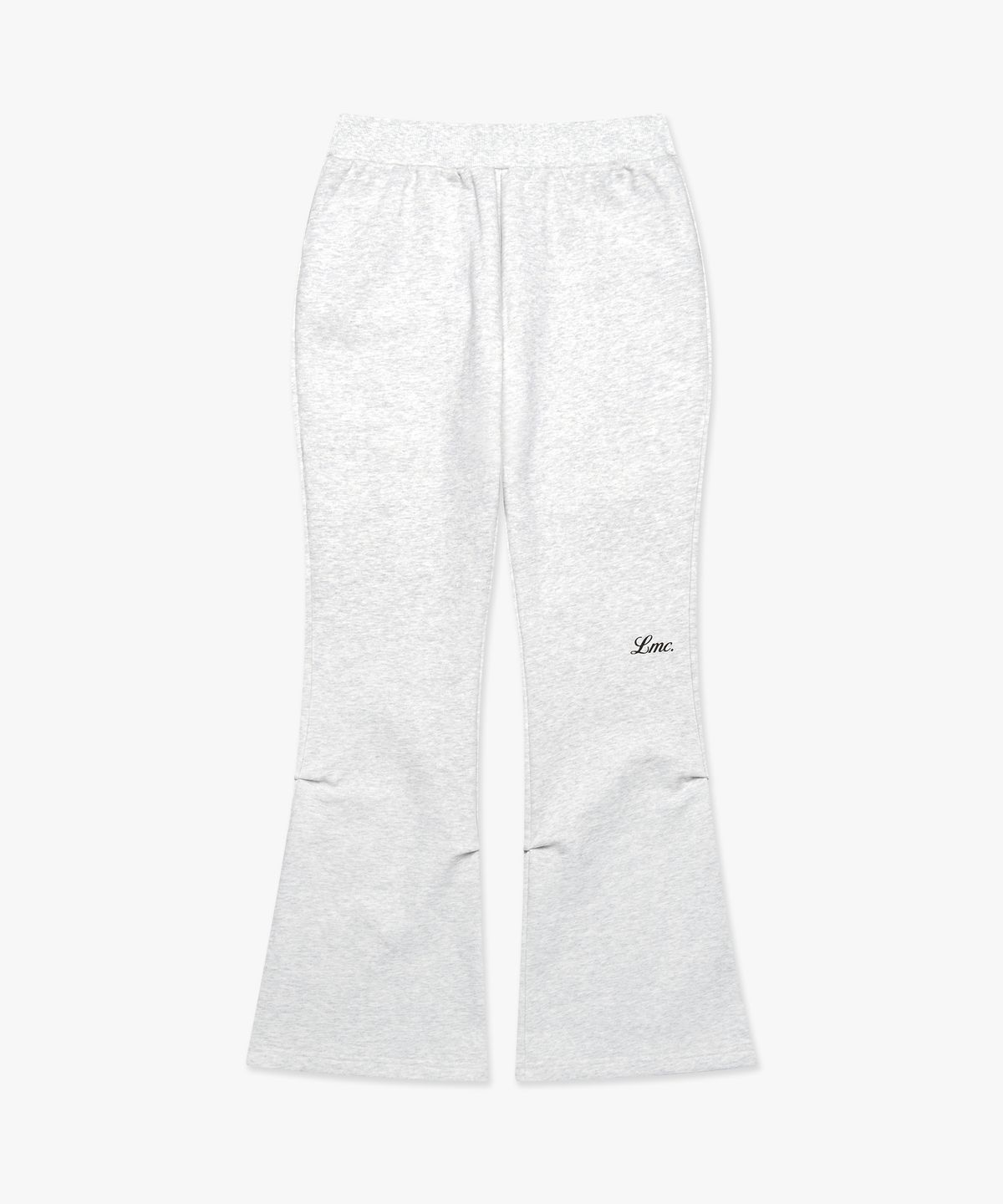 엘엠씨(LMC) WM SHIRRING BOOTS CUT SWEAT PANTS light heather gray