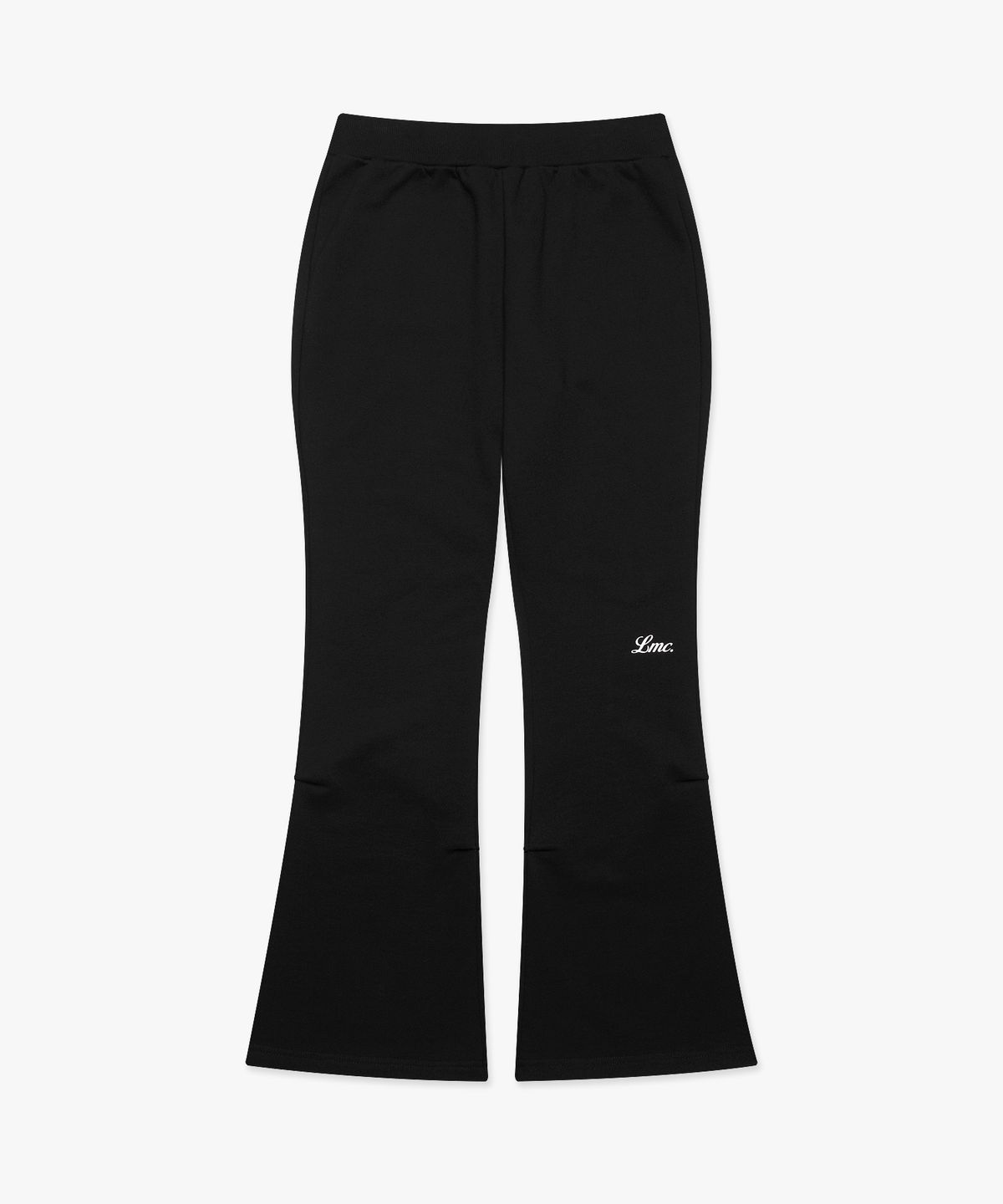 엘엠씨(LMC) WM SHIRRING BOOTS CUT SWEAT PANTS black