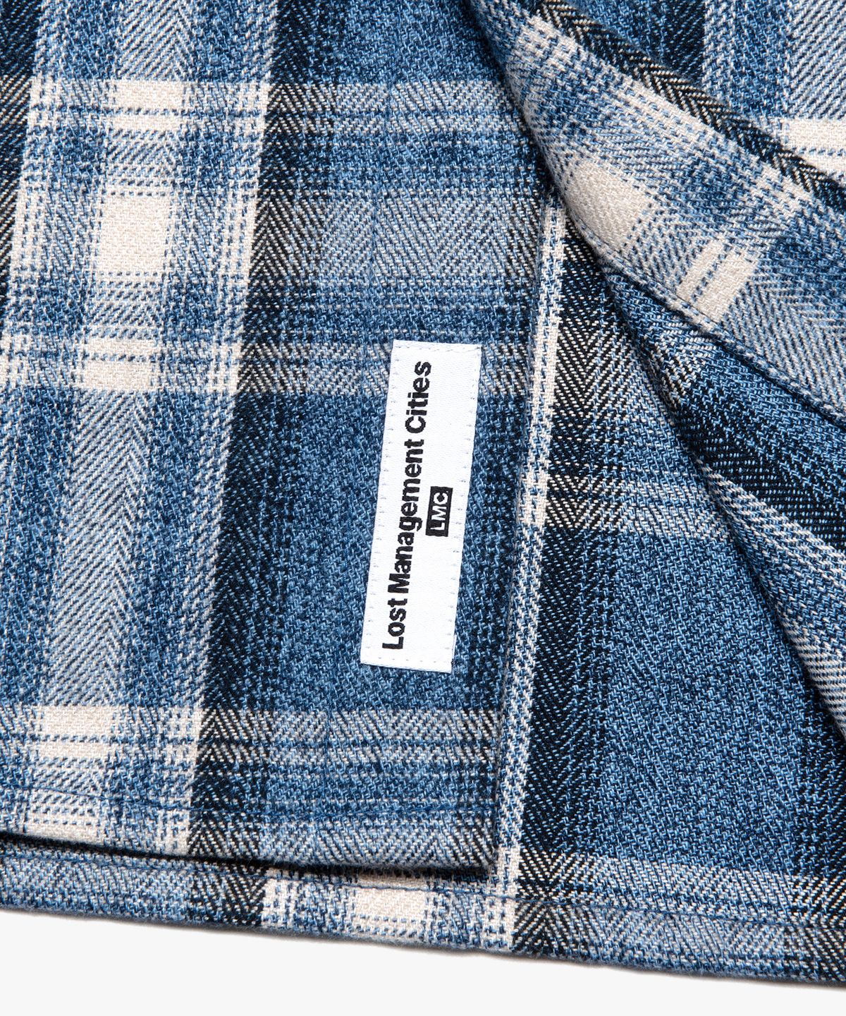 엘엠씨(LMC) FLANNEL PLAID SHIRT blue