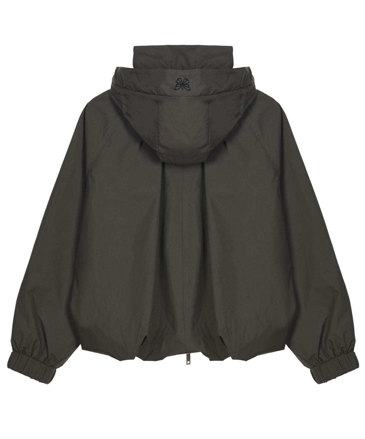 닉앤니콜(NICK&NICOLE) BALLOON SHIRRING HOOD JACKET_CHARCOAL