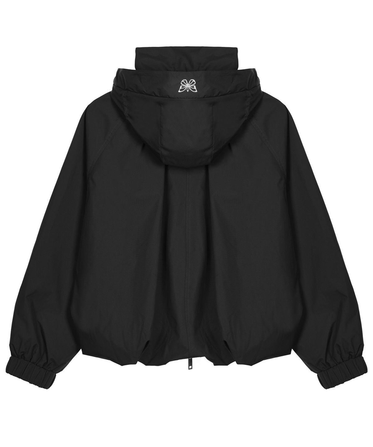 닉앤니콜(NICK&NICOLE) BALLOON SHIRRING HOOD JACKET_BLACK