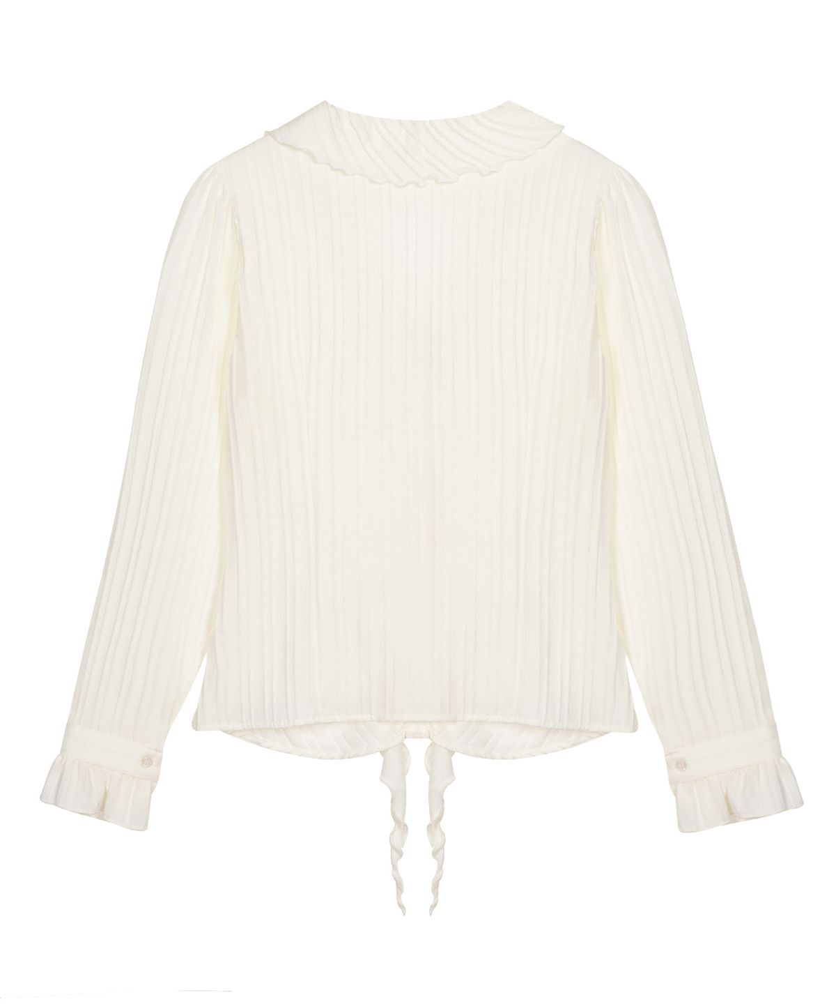 닉앤니콜(NICK&NICOLE) VINTAGE RUFFLE BLOUSE_IVORY