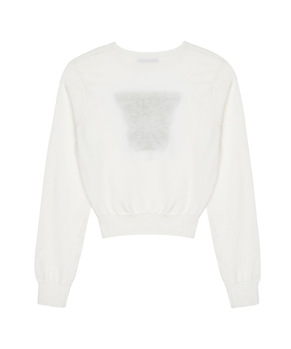 닉앤니콜(NICK&NICOLE) BOLD BUTTERFLY JAQUARD KNIT_IVORY