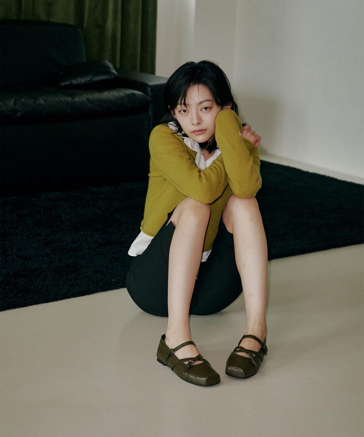 바이아덜스(BYOTHERS) Cordley strap flats