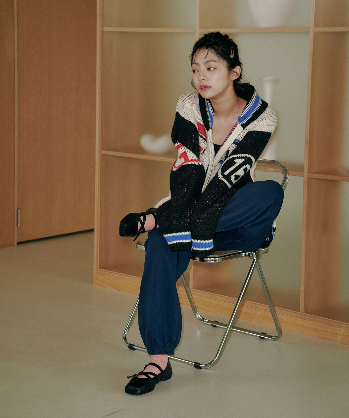 바이아덜스(BYOTHERS) Cordley strap flats