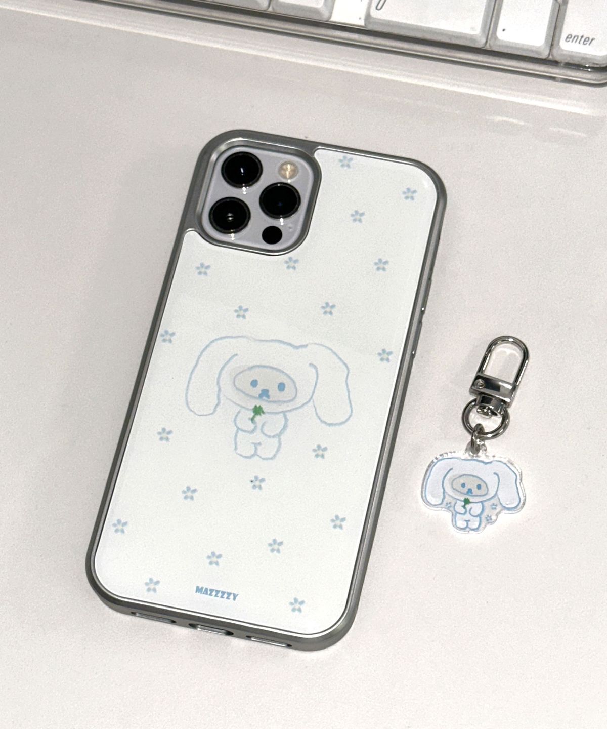 마찌(MAZZZZY) [Silver Epoxy]Bunny = Muffin case
