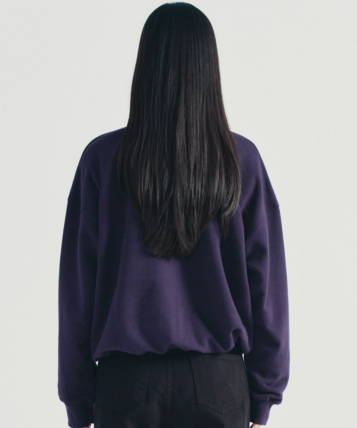 닉앤니콜(NICK&NICOLE) NICOLE ROSE PRINTING SWEATSHIRT_NAVY SILVER
