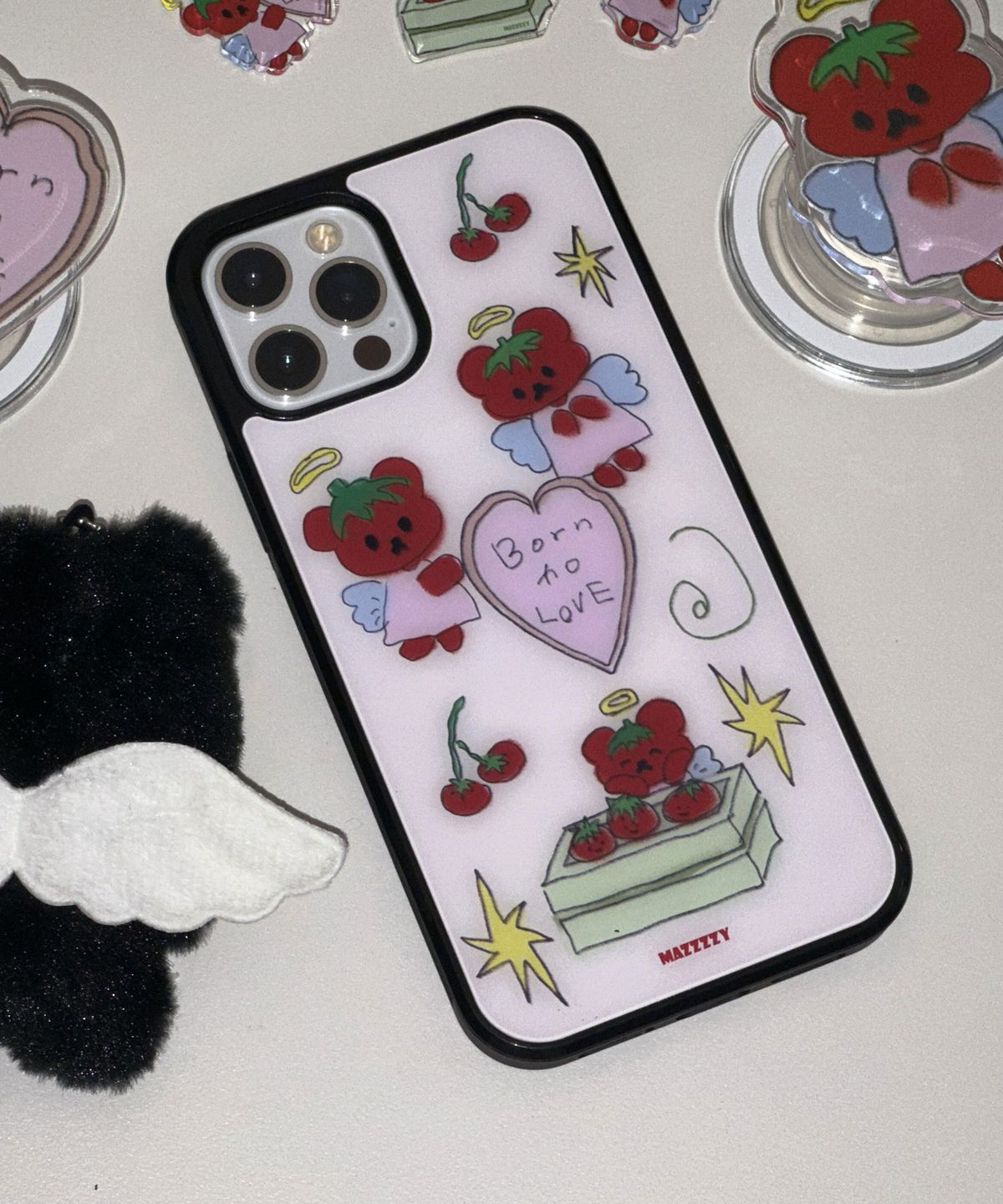 마찌(MAZZZZY) [Magsafe]Angel Tomato glass case