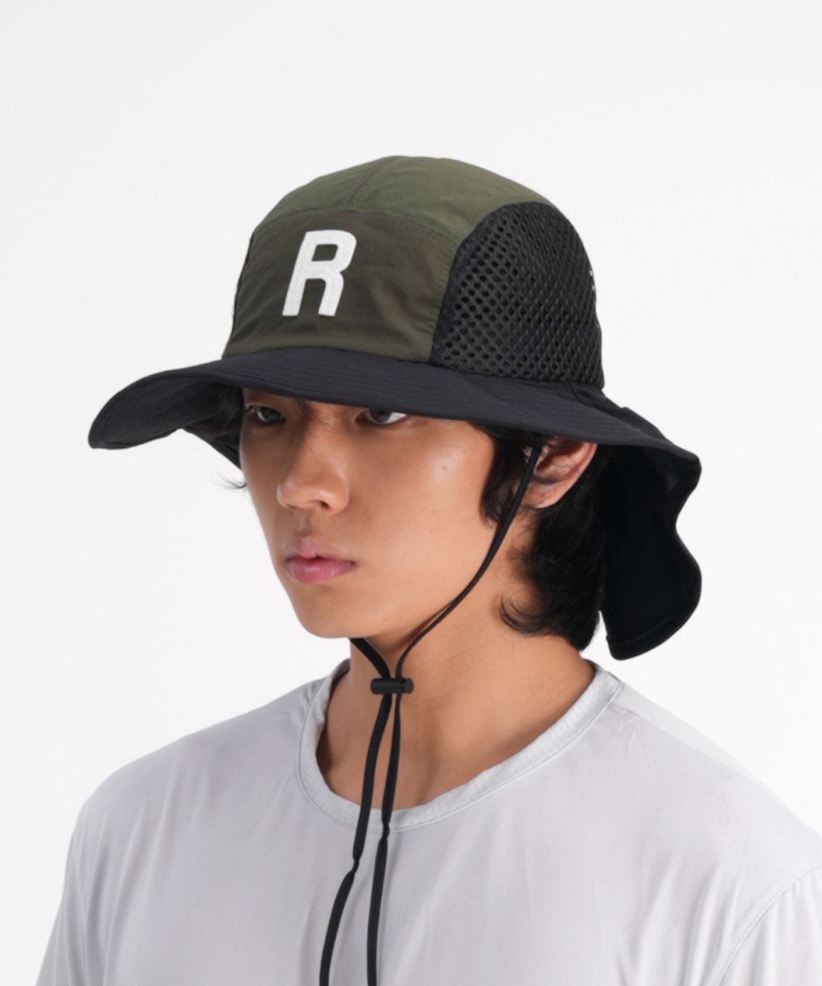릿지라인(RIDGELINE) 오버핏 넥가드 부니햇 햇빛가리개 모자 등산모자 벙거지
