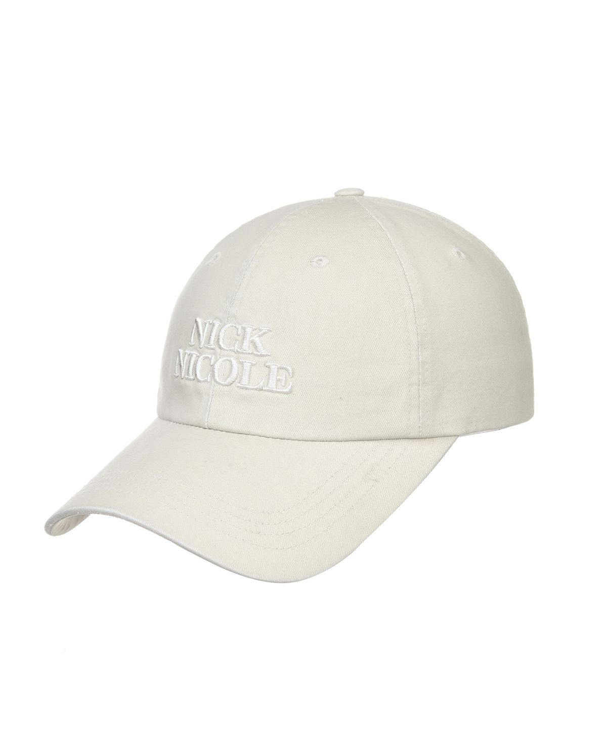 닉앤니콜(NICK&NICOLE) MINI ORIGINALS NICOLE BALL CAP_VINTAGE BEIGE