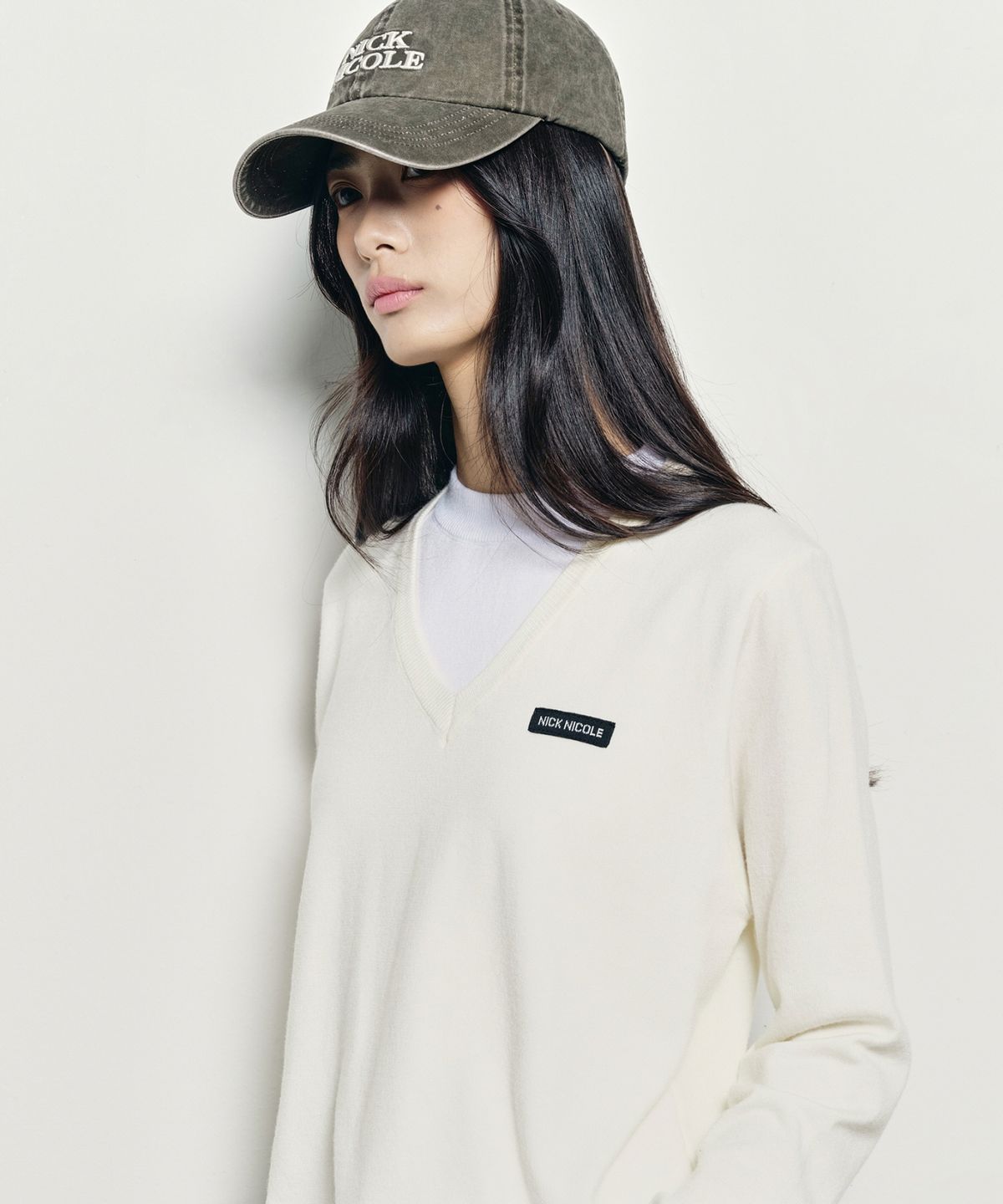 닉앤니콜(NICK&NICOLE) MINI ORIGINALS NICOLE BALL CAP_VINTAGE KHAKI