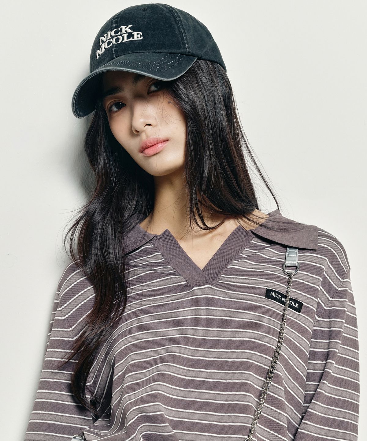 닉앤니콜(NICK&NICOLE) MINI ORIGINALS NICOLE BALL CAP_VINTAGE BLACK
