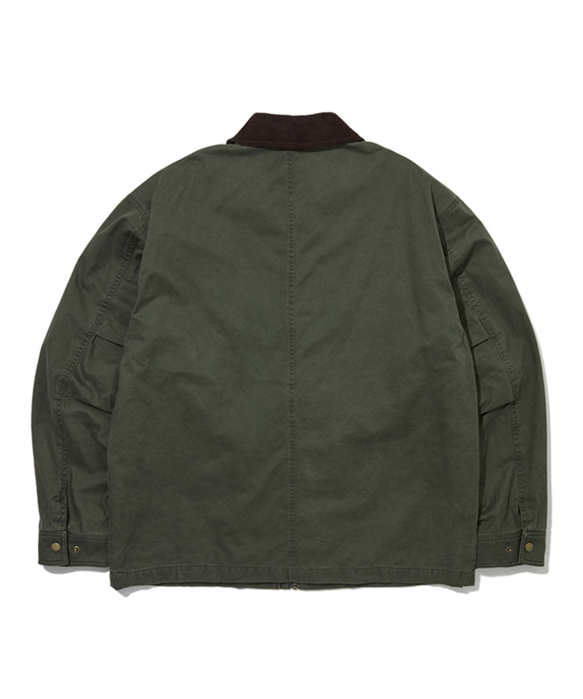 펜필드(PENFIELD) 시그니처 페이티드 코튼 워크 코트 올리브_FS1WJ33U