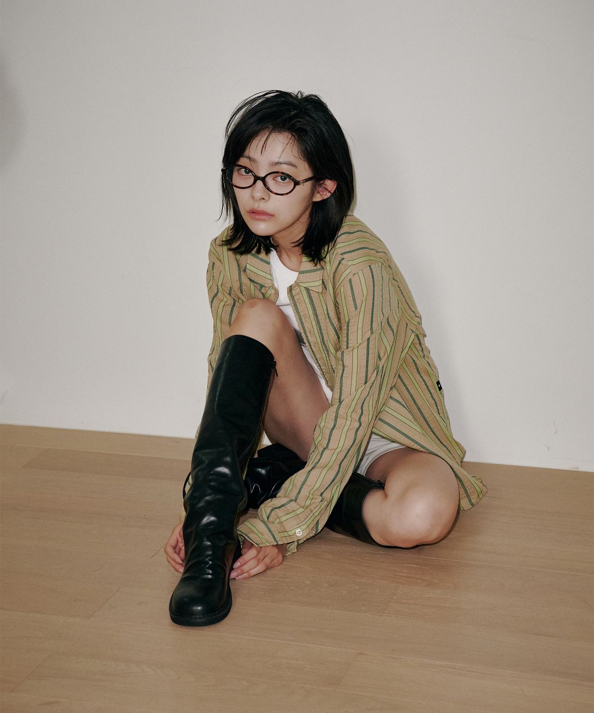 바이아덜스(BYOTHERS) Pollet wrinkle boots