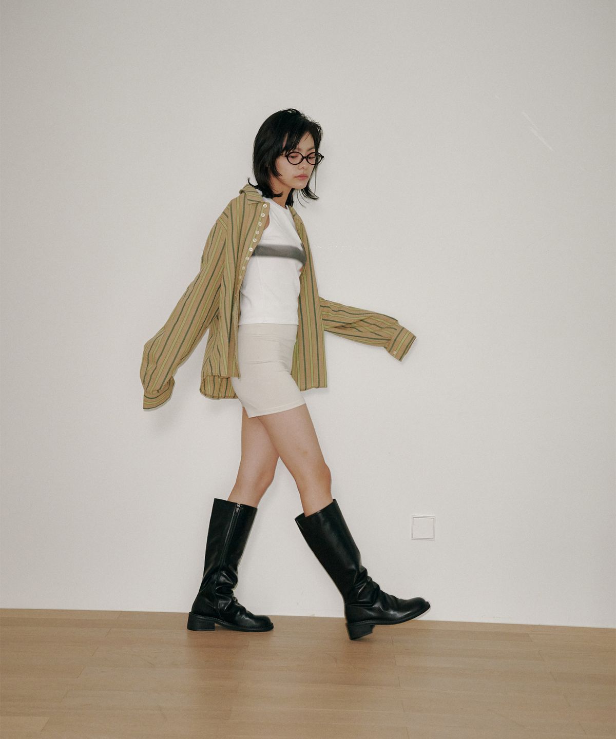 바이아덜스(BYOTHERS) Pollet wrinkle boots