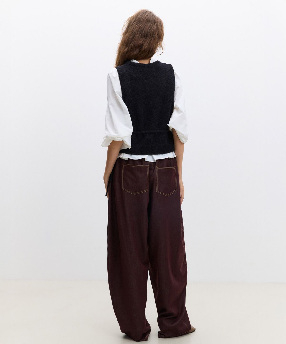 리리수(LILISU) Bowie Pants / Burgundy