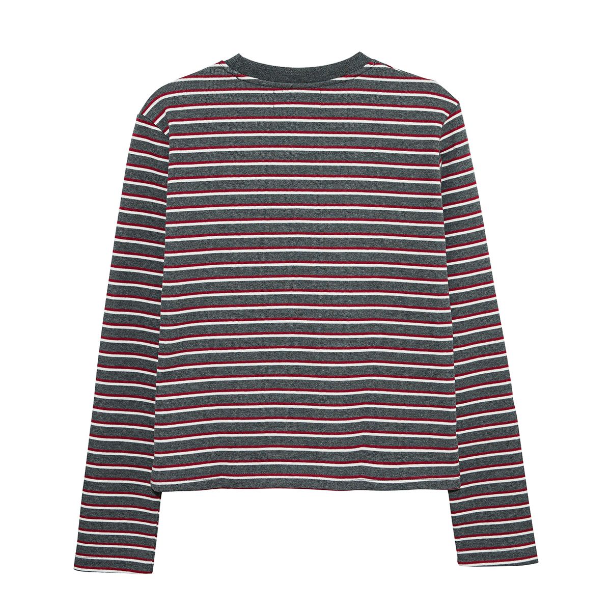 르아르베이(LEAREVEY) SLEEVE CHARCOAL / BURGUNDY