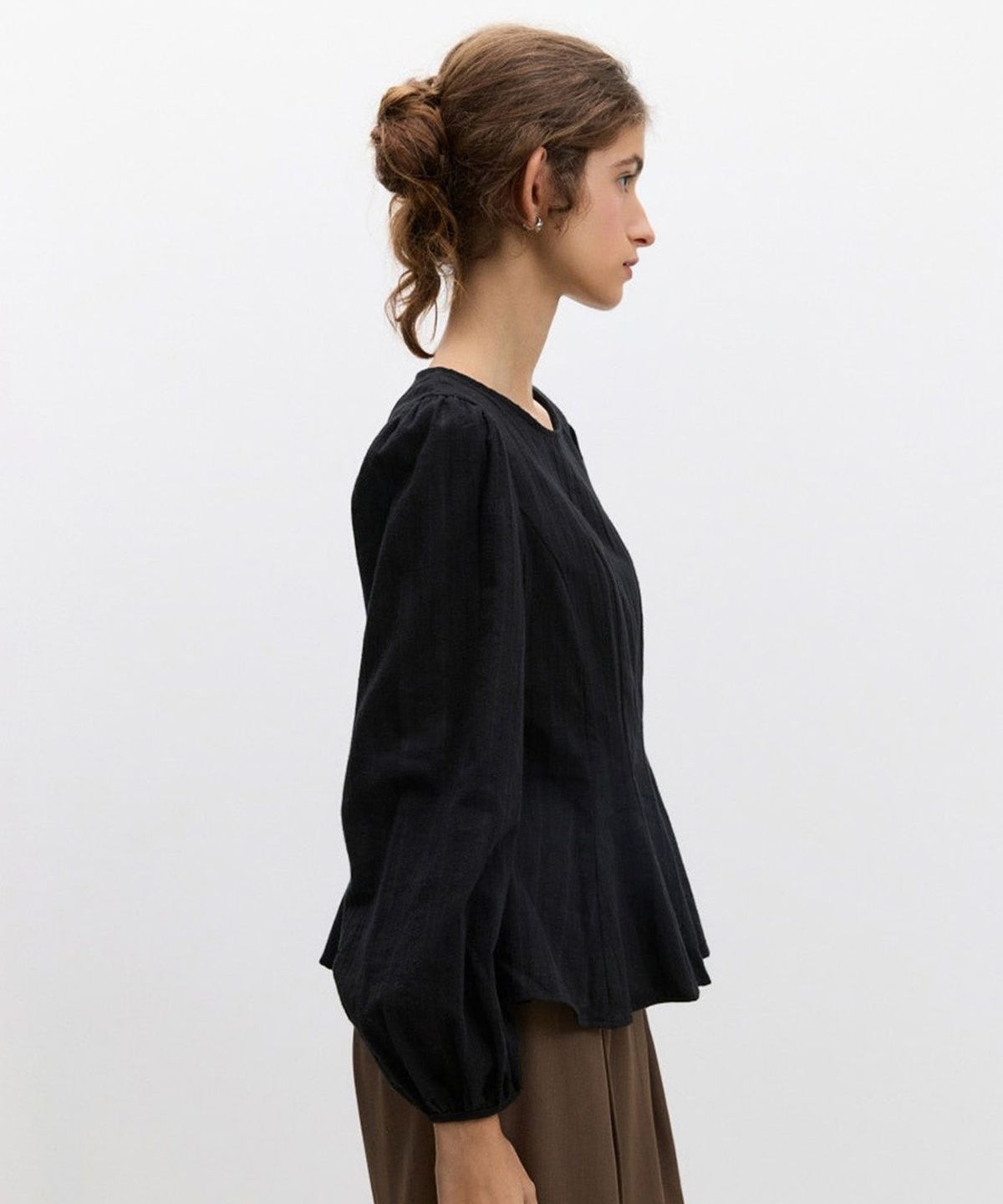 리리수(LILISU) (기모버전)Wonder Blouse / Black
