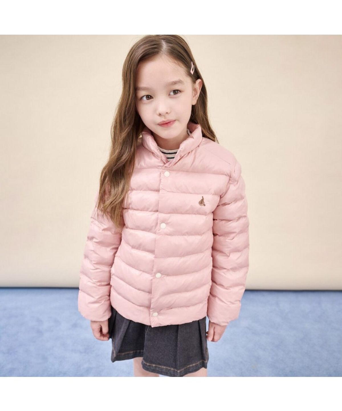빈폴 키즈(BEANPOLE KIDS) 경량 패딩 점퍼  라이트 핑크 (BI5938U08Y)