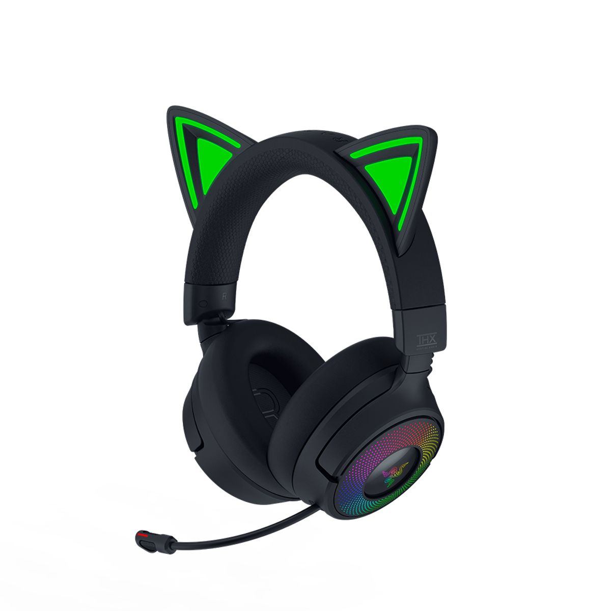 레이저(RAZER) 레이저코리아 Kraken Kitty V3 Pro Black 크라켄 키티 V3 프로 블랙 무선 게이밍 헤드셋