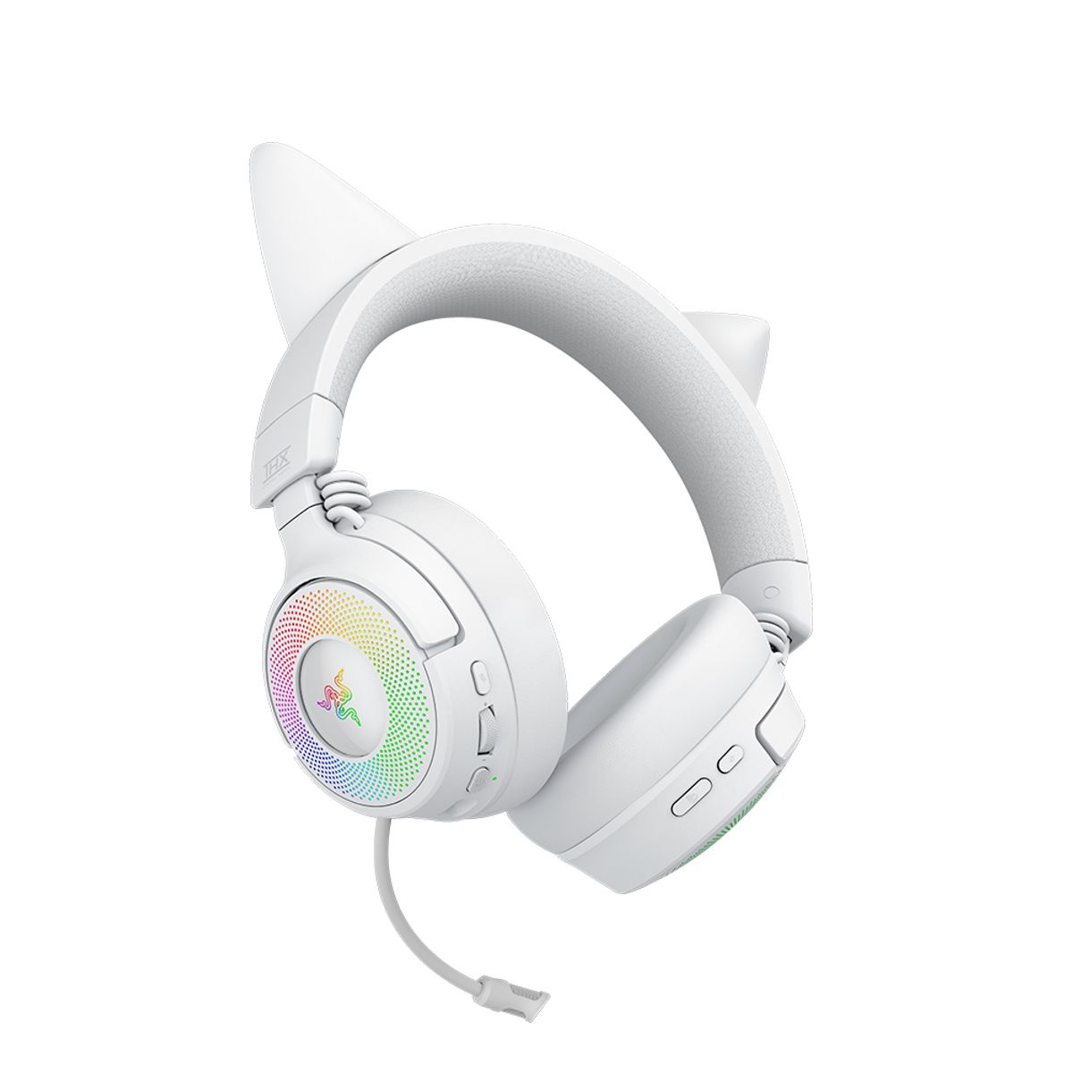 레이저(RAZER) 레이저코리아 Kraken Kitty V3 Pro White 크라켄 키티 V3 프로 화이트 무선 게이밍 헤드셋