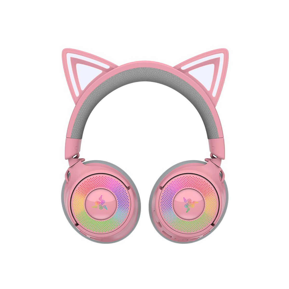 레이저(RAZER) 레이저코리아 Kraken Kitty V3 Pro Quartz 크라켄 키티 V3 프로 쿼츠 무선 게이밍 헤드셋