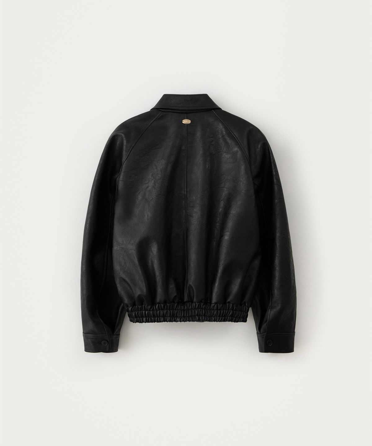 썸웨어버터(SOMEWHEREBUTTER) Milo Leather Blouson - Black