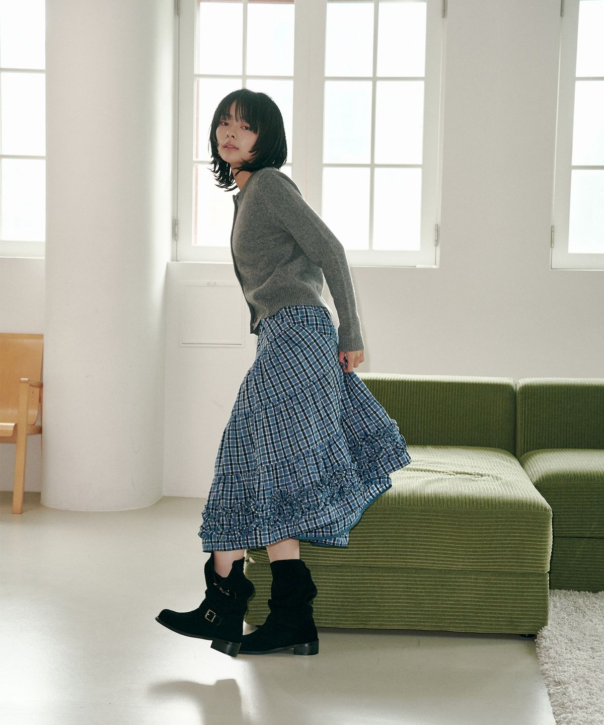 바이아덜스(BYOTHERS) (Leather)Rollton boots