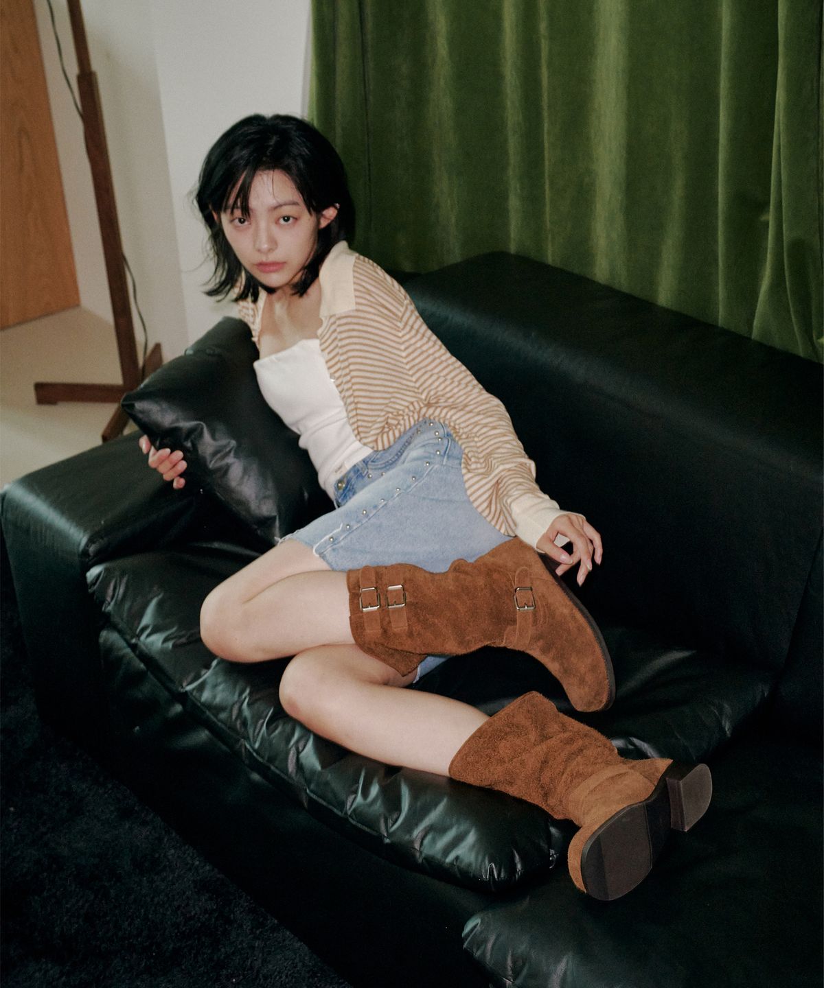 바이아덜스(BYOTHERS) (Leather)Rollton boots