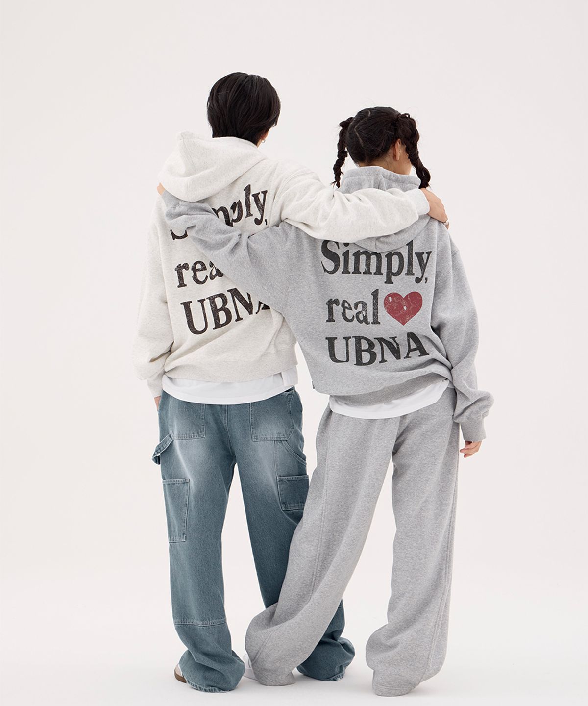 어반에이지(URBANAGE) SIMPLY 오버핏 후드_오트밀