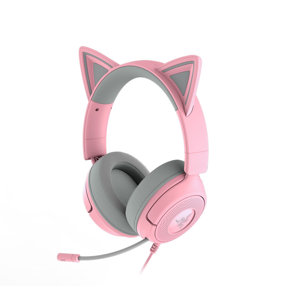 레이저(RAZER) 레이저코리아 Kraken Kitty V3 X Quartz 크라켄 키티 V3 X 쿼츠 게이밍 헤드셋