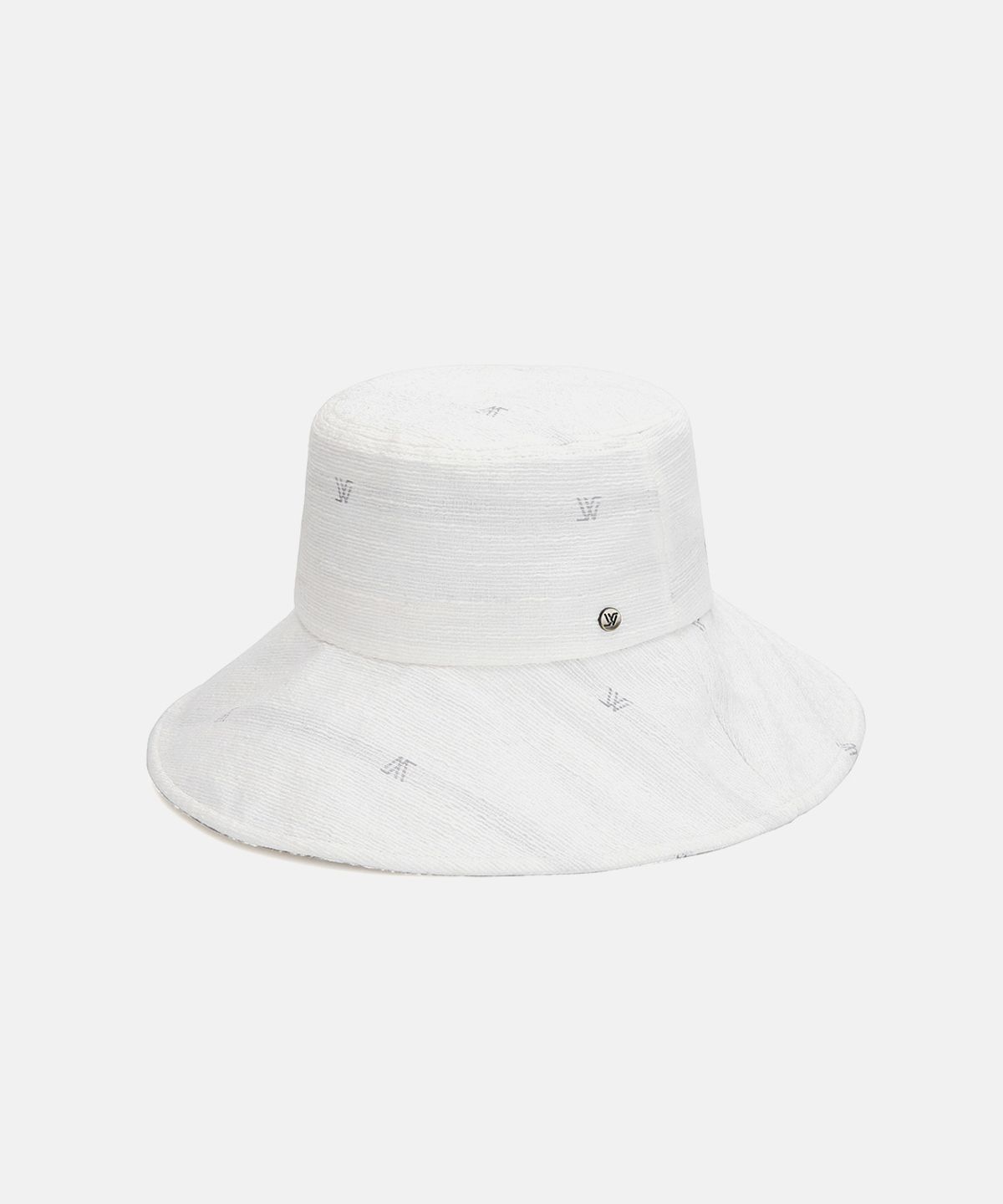 화이트샌즈(WHITE SANDS) 린넨 로고 쟈카드 버킷햇 린도스 (4 colors)