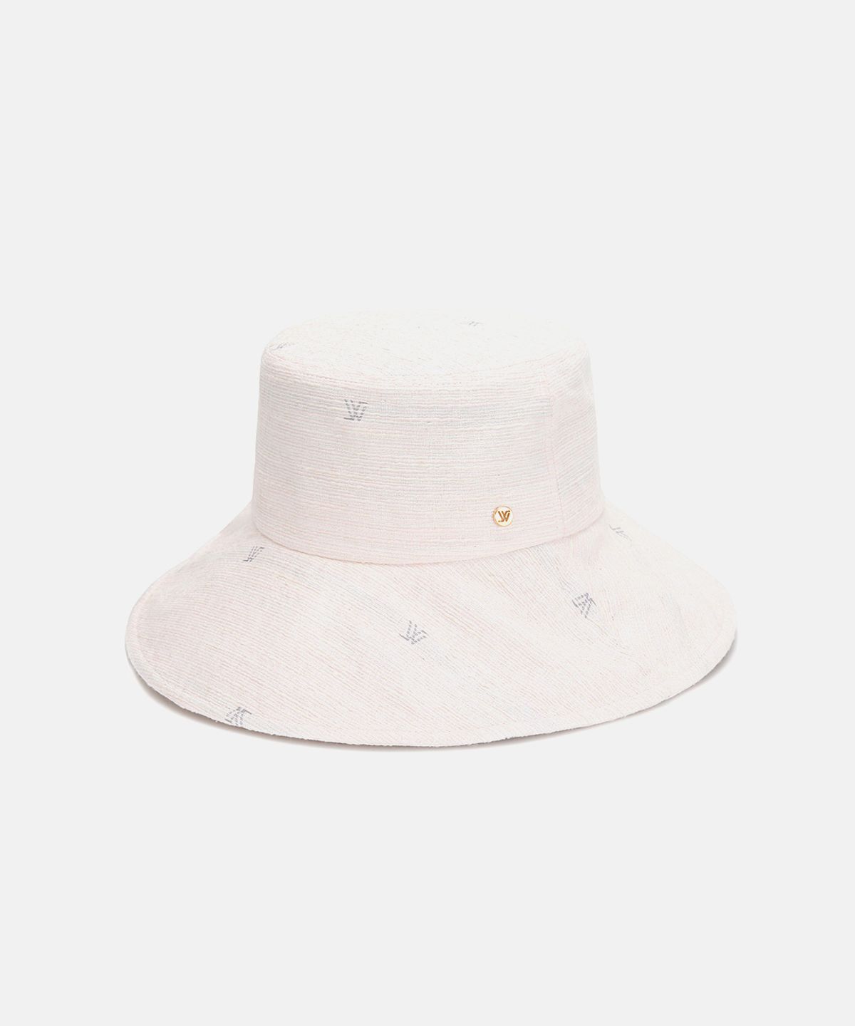 화이트샌즈(WHITE SANDS) 린넨 로고 쟈카드 버킷햇 린도스 (4 colors)