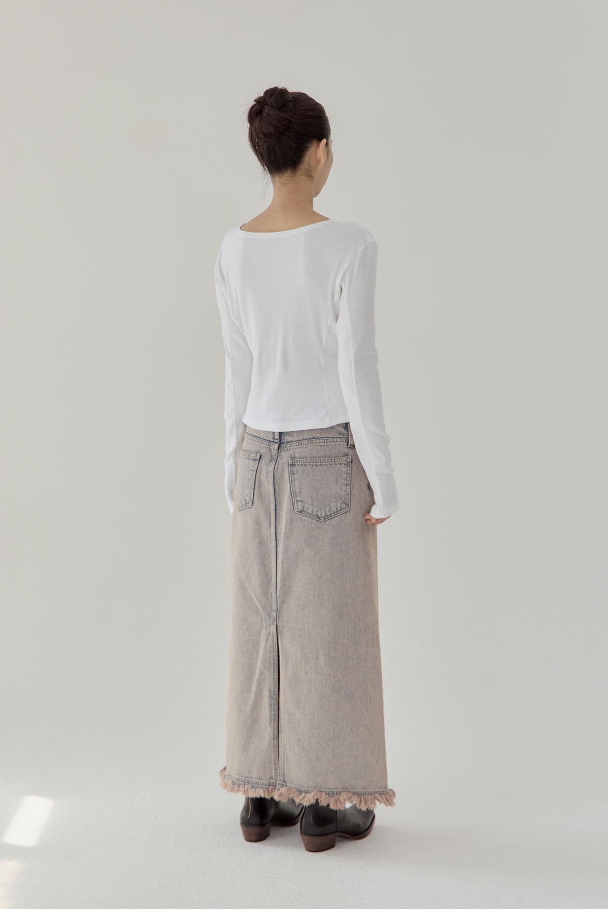 노 엑스트라 터치(NO EXTRA TOUCH) Cotton Cardigan (Ivory) / 25FWKC002IV