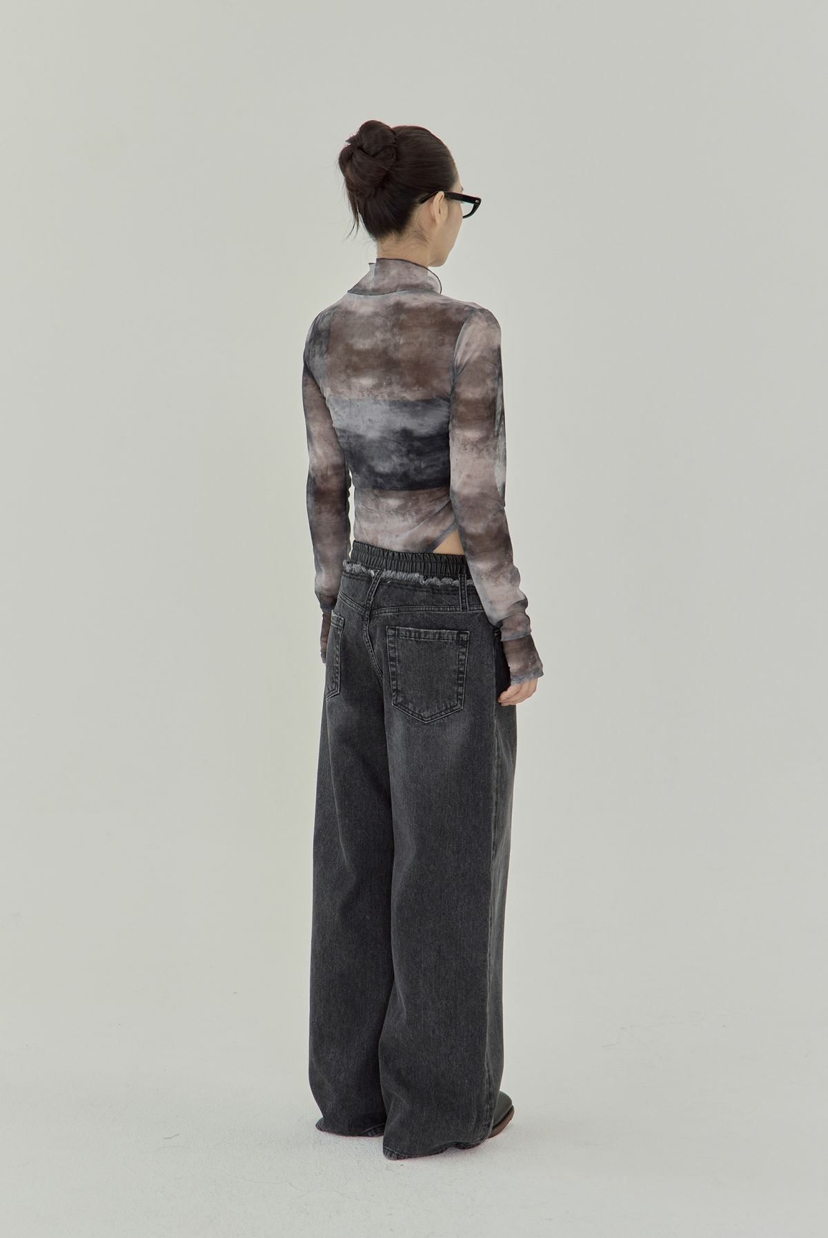 노 엑스트라 터치(NO EXTRA TOUCH) Leather Trunk Pants / 25FWPT002BK