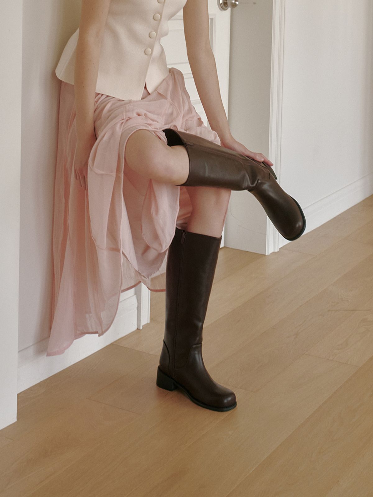 메티에(METIER) me1008 Cliff minimal long boots 클리프 미니멀 롱부츠_3color