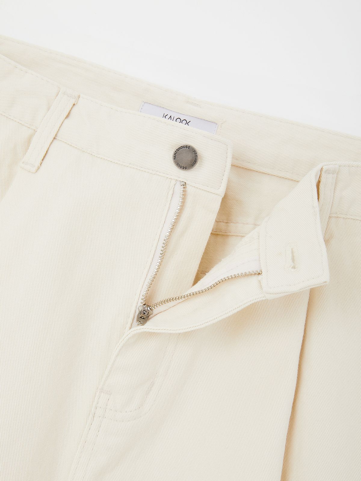 이카룩(IKALOOK) 루즈핏 원턱 코튼 팬츠 CPT148