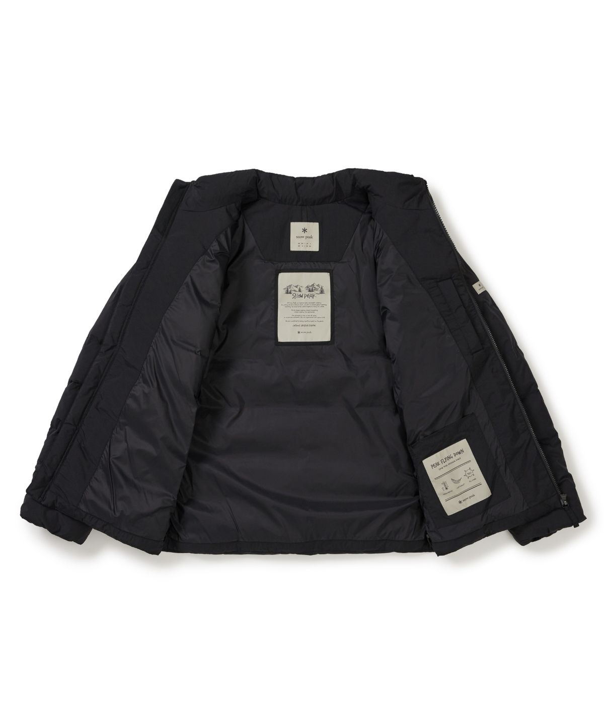 스노우피크 어패럴(SNOWPEAK APPAREL) 랜드에어 스탠드넥 경량 다운 자켓 (S25WMGDJ40) Black