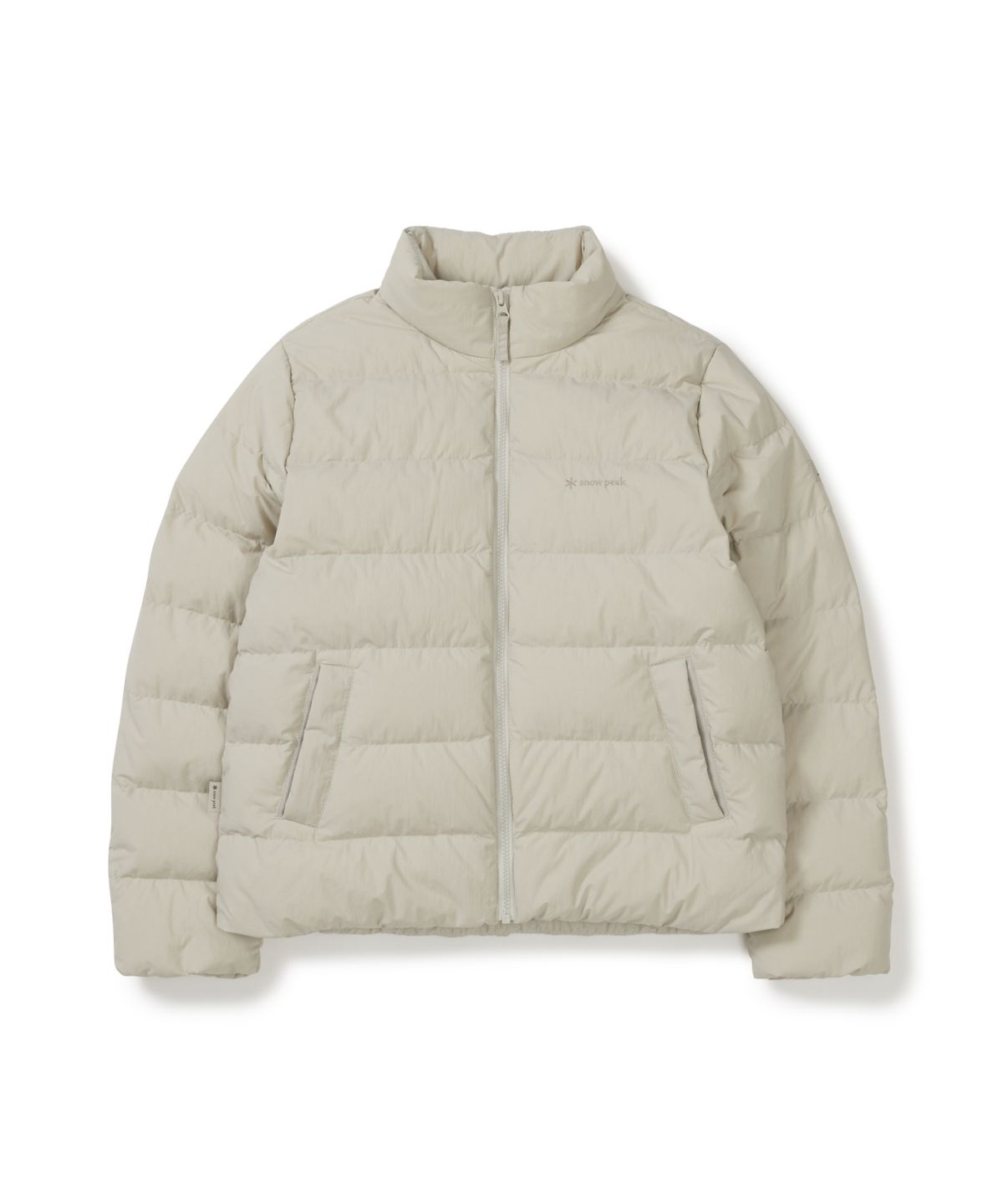 스노우피크 어패럴(SNOWPEAK APPAREL) 랜드에어 여성 스탠드넥 경량 다운 자켓 (S25WWGDJ41) Light Beige