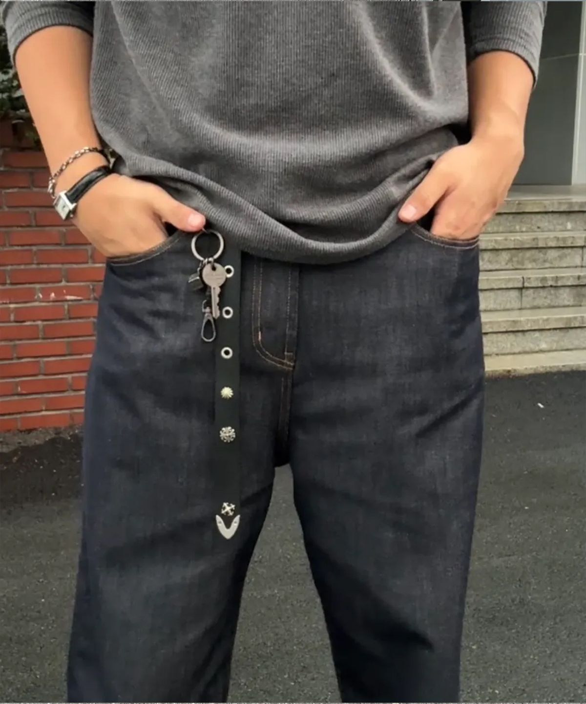 피인오(P.IN.O) 서클 레이어드 키링
