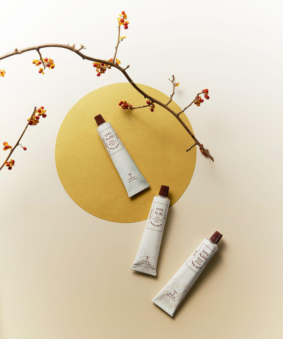 타입넘버(TYPE NO) [SET] TYPE.No 핸드크림(5종 택1) 40ml   + 핸드워시 (3종 택1) [증정] 바디스크럽10g