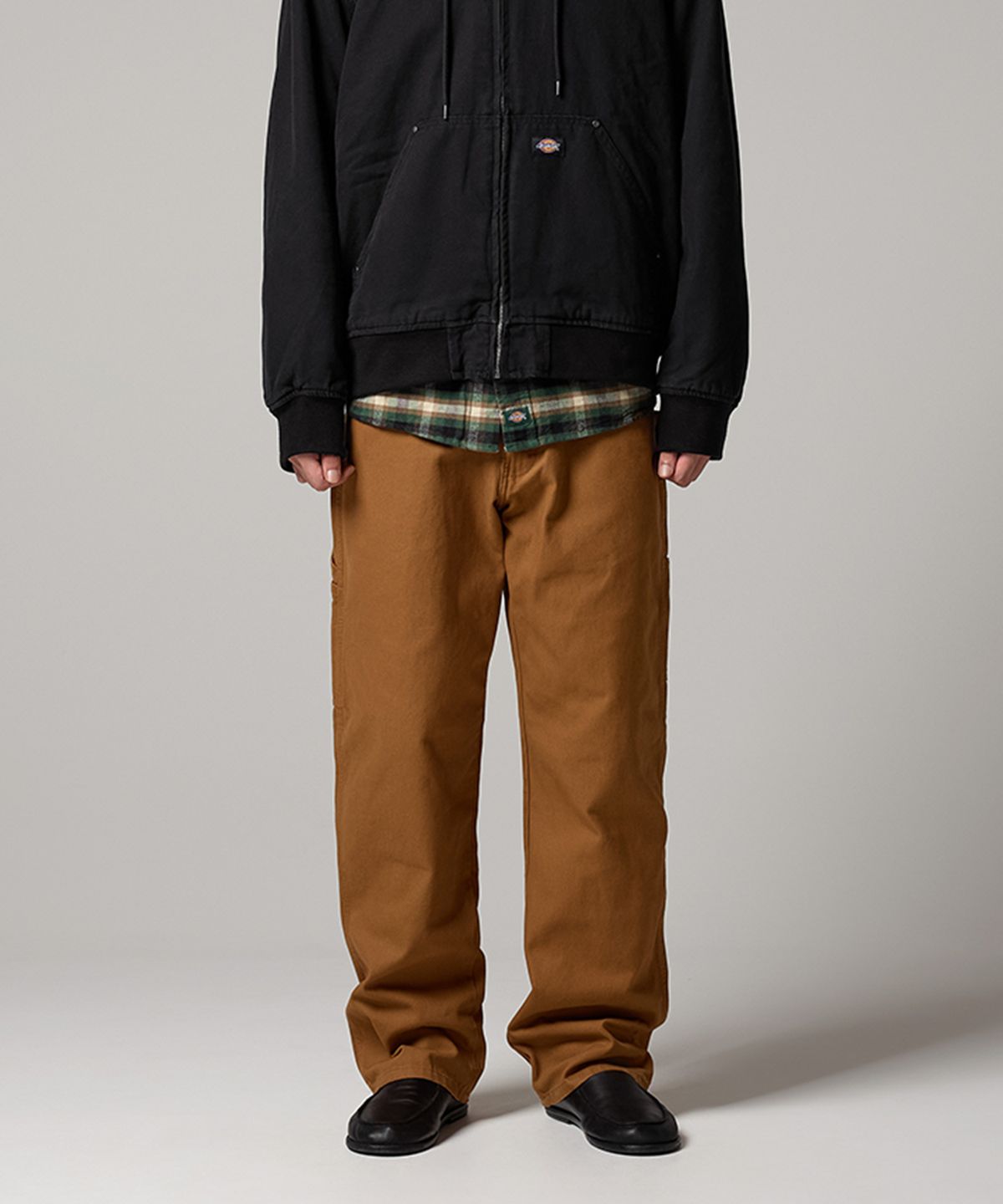 디키즈(DICKIES) 샌디드 덕 유틸리티 팬츠 Brown Duck