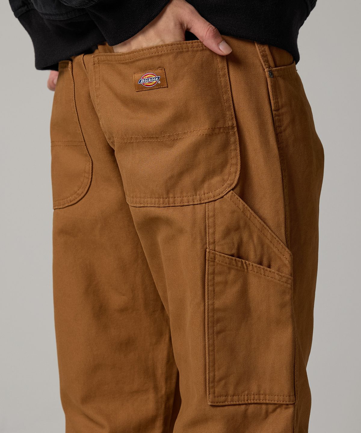 디키즈(DICKIES) 샌디드 덕 유틸리티 팬츠 Brown Duck