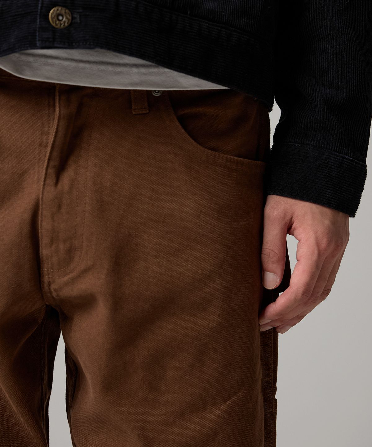 디키즈(DICKIES) 샌디드 덕 유틸리티 팬츠 Timber