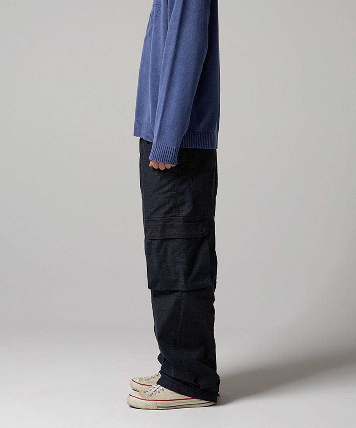 디키즈(DICKIES) 캔버스 카고 팬츠 Black