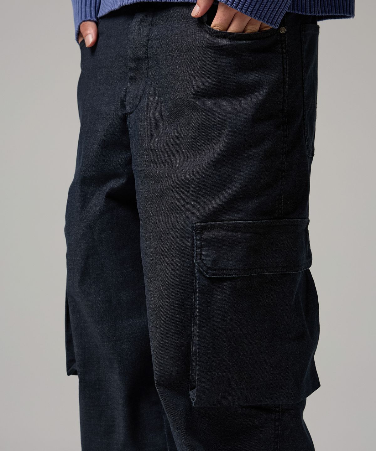 디키즈(DICKIES) 캔버스 카고 팬츠 Black