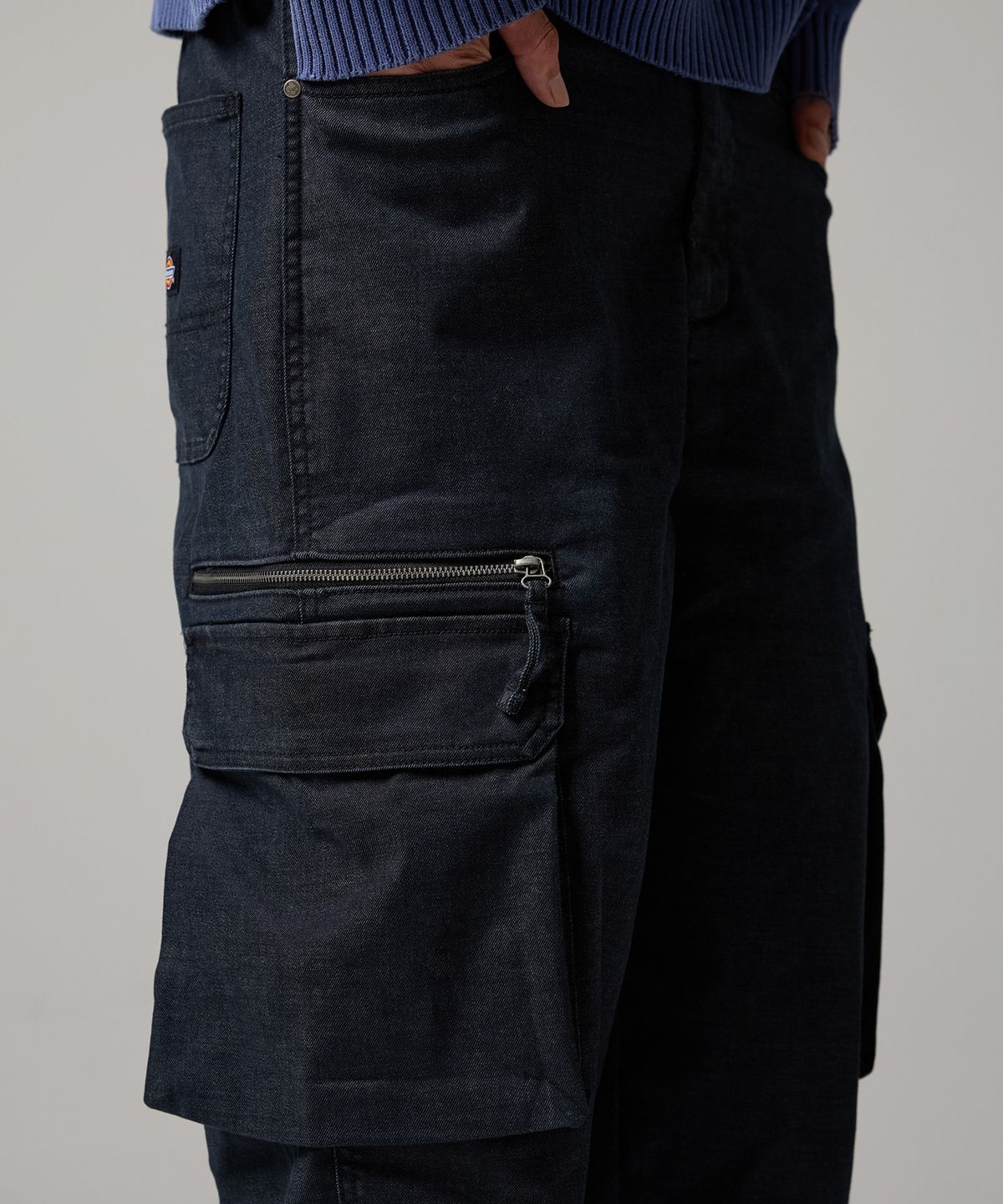 디키즈(DICKIES) 캔버스 카고 팬츠 Black